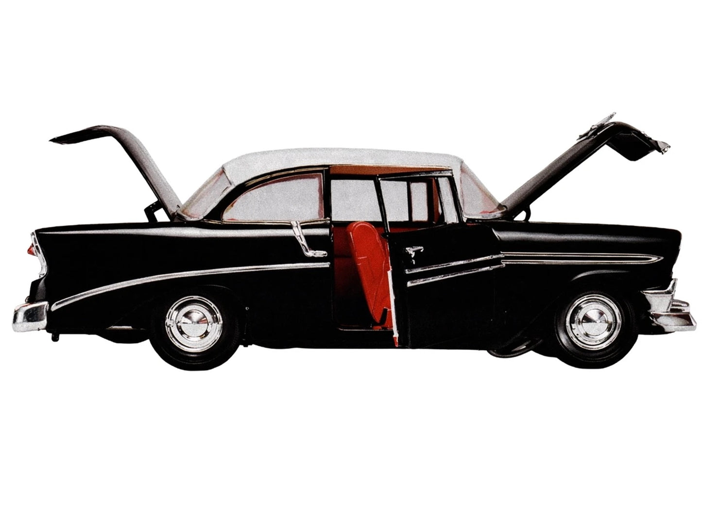 Skill 3 Model Kit 1956 Chevrolet Bel Air "Route 66" 1/25 Scale Model by Atlantis
