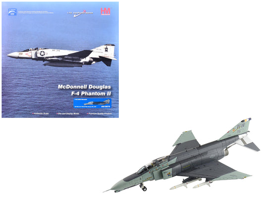 McDonnell Douglas F-4G Phantom II Fighter-Bomber Aircraft "Wild Weasels 69-7253 561st TFS 35th TFW George AFB" (1991) United States Air Force "Air Power Series" 1/72 T&y Diecast Model by Hobby Master