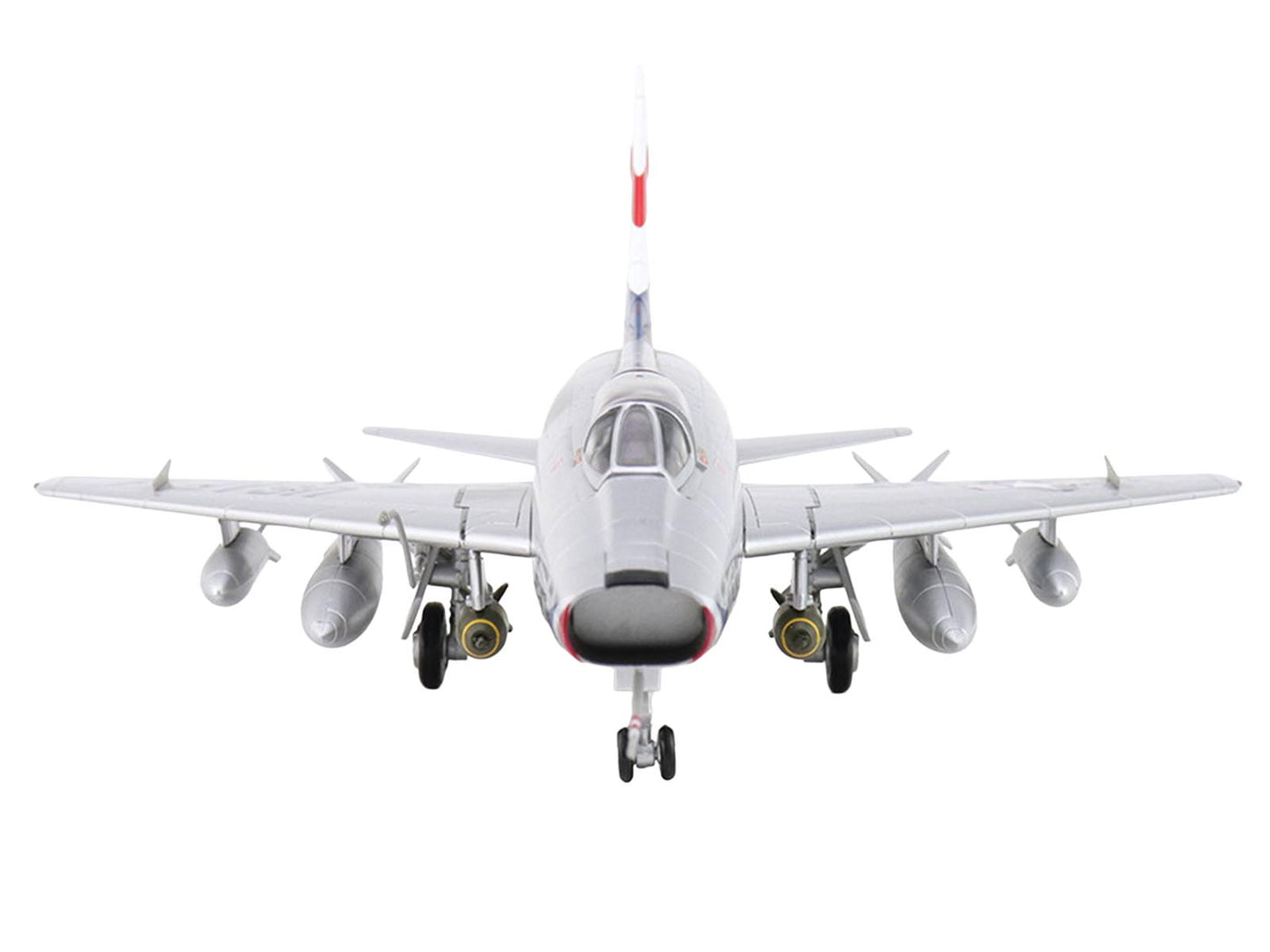 North American F-100 Super Sabre Fighter Aircraft "FW-871 National Military Museum Soesterberg Netherlands" United States Air Force "Air Power Series" 1/72 T&y Diecast Model by Hobby Master