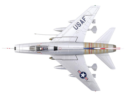 North American F-100 Super Sabre Fighter Aircraft "FW-871 National Military Museum Soesterberg Netherlands" United States Air Force "Air Power Series" 1/72 T&y Diecast Model by Hobby Master