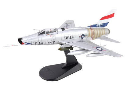 North American F-100 Super Sabre Fighter Aircraft "FW-871 National Military Museum Soesterberg Netherlands" United States Air Force "Air Power Series" 1/72 T&y Diecast Model by Hobby Master