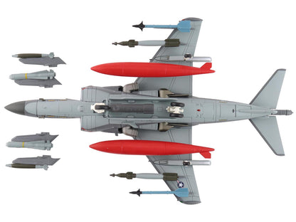 British Aerospace AV-8B Harrier II Plus Aircraft "164569 VMA-223 Bulldogs MCAS Cherry Point" (2025) United States Marine Corps "Air Power Series" 1/72 Diecast Model by Hobby Master