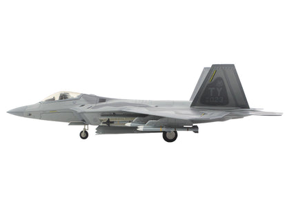 Lockheed F-22 Raptor Stealth Aircraft "01-4023 Major Joshua 'Cabo' Gunderson 43rd FS 325th FW Tyndall AFB" United States Air Force "Air Power Series" 1/72 T&y Diecast Model by Hobby Master