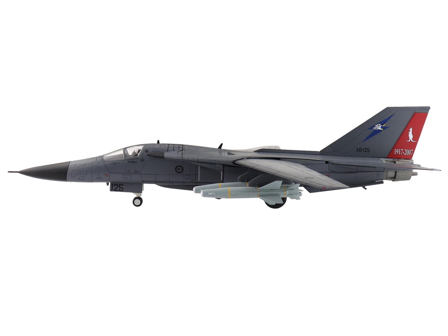 General Dynamics F-111C Pig Aircraft "90th Anniversary of No. 6 Squadron" (2007) Royal Australian Air Force  "Air Power Series" 1/72 Diecast Model by Hobby Master