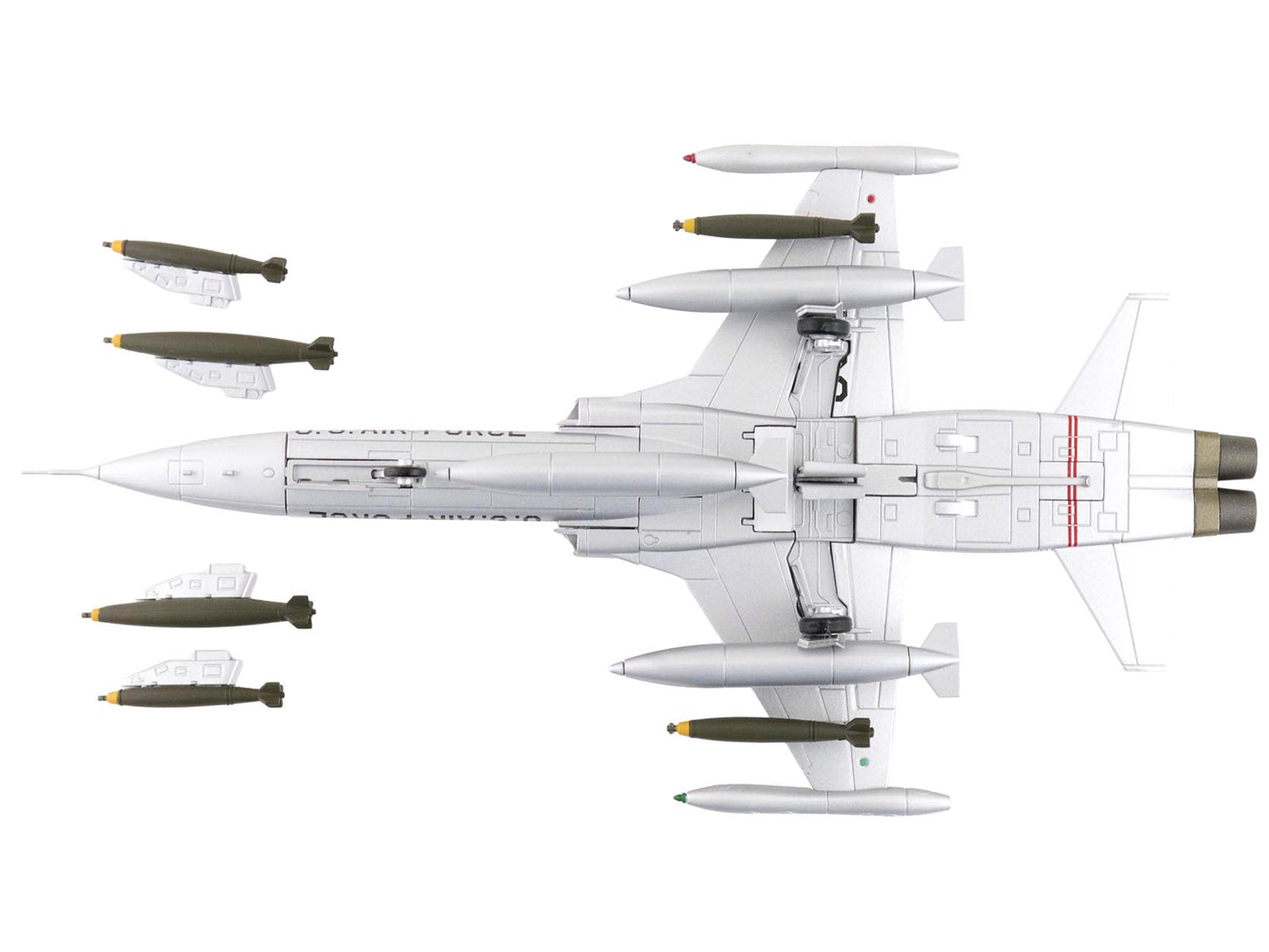 Northrop F-5A Freedom Fighter Aircraft "38381" (1960s) United States Air Force "Air Power Series" 1/72 Diecast Model by Hobby Master