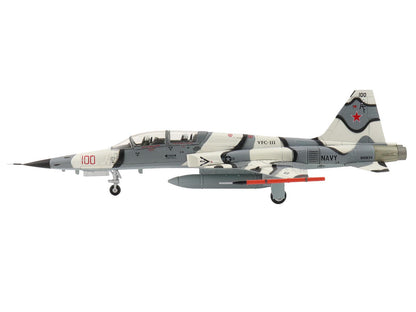 Northrop F-5F Tiger II Aircraft "810834 Franken Tiger VFC-111 Sundowners" (2023) United States Navy "Air Power Series" 1/72 Diecast Model by Hobby Master