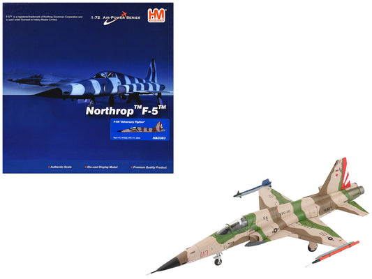 Northrop F-5N Tiger II Aircraft "Red 117 761533 Adversary Fighter VFC-111 Sundowners" United States Navy "Air Power Series" 1/72 T&y Diecast Model by Hobby Master