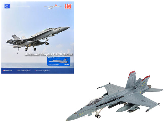 McDonnell Douglas F/A-18C Hornet Aircraft "VMFA-232 Red Devils" (2014) United States Marine Corps "Air Power Series" 1/72 T&y Diecast Model by Hobby Master