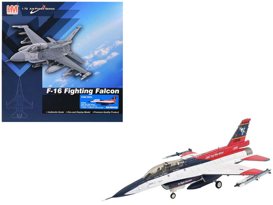General Dynamics X-62A VISTA Aircraft with Missiles "86-0048 USAF Test Pilot School Edwards Air Force Base" (2024) United States Air Force "Air Power Series" 1/72 T&y Diecast Model by Hobby Master