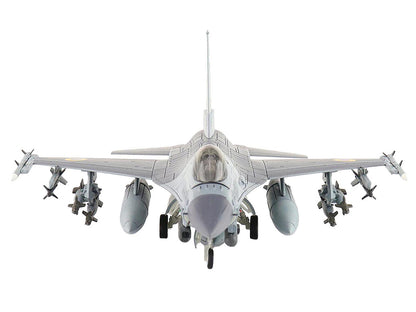 Lockheed F-16AM Fighting Falcon Fighter Aircraft "UA24-3596 Pylon Integrated Dispenser System Plus" (2024) Ukrainian Air Force "Air Power Series" 1/72 Diecast Model by Hobby Master