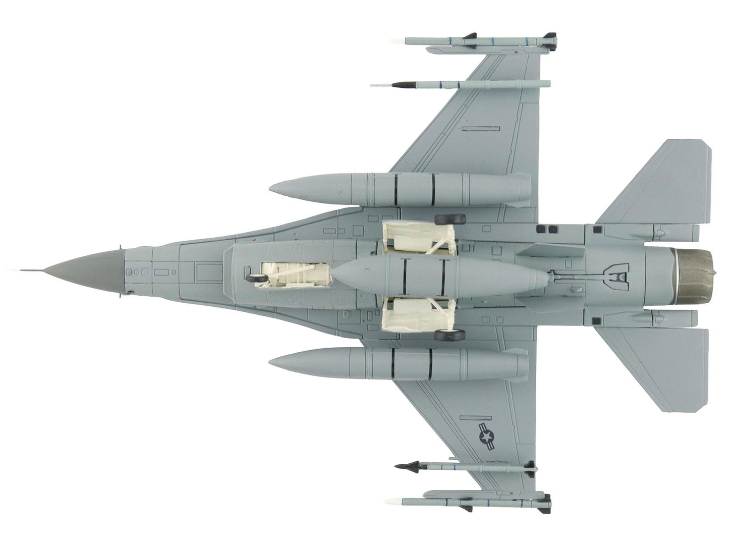 Lockheed F-16D Fighting Falcon Fighter Aircraft "85-1572 Edwards Air Force Base" (2024) United States Air Force "Air Power Series" 1/72 Diecast Model by Hobby Master