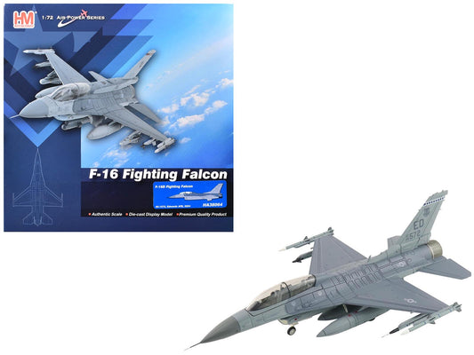 Lockheed F-16D Fighting Falcon Fighter Aircraft "85-1572 Edwards Air Force Base" (2024) United States Air Force "Air Power Series" 1/72 T&y Diecast Model by Hobby Master