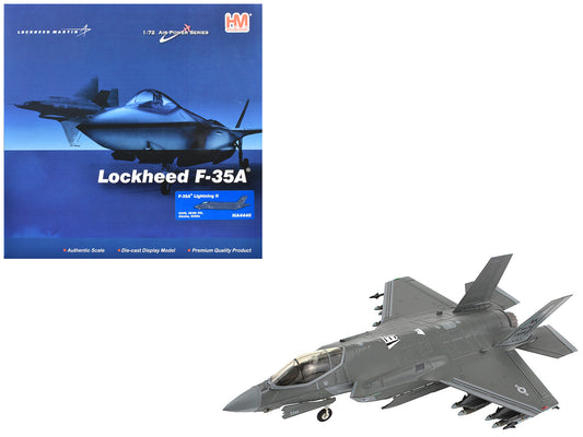 Lockheed Martin F-35A Lightning II Aircraft "5345 354th Operations Group Eielson Air Force Base Alaska" (2020s) United States Air Force "Air Power Series" 1/72 T&y Diecast Model by Hobby Master