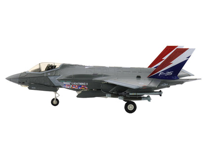 Lockheed Martin F-35A Lightning II Aircraft "22-5696 1000th Lightning II 176th FS Wisconsin ANG" (2004) United States Air Force "Air Power Series" 1/72 T&y Diecast Model by Hobby Master