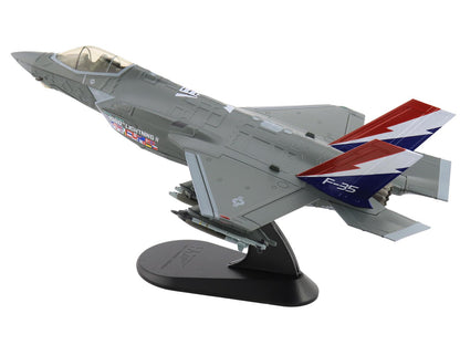 Lockheed Martin F-35A Lightning II Aircraft "22-5696 1000th Lightning II 176th FS Wisconsin ANG" (2004) United States Air Force "Air Power Series" 1/72 T&y Diecast Model by Hobby Master