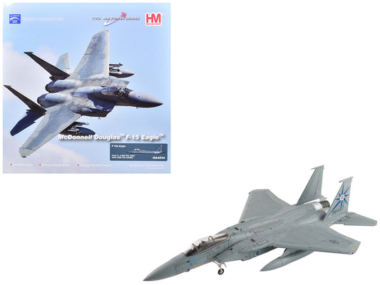 McDonnell Douglas F-15A Eagle Fighter Aircraft "76-0111 318th Fighter Interceptor Squadron" United States Air Force "Air Power Series" 1/72 T&y Diecast Model by Hobby Master