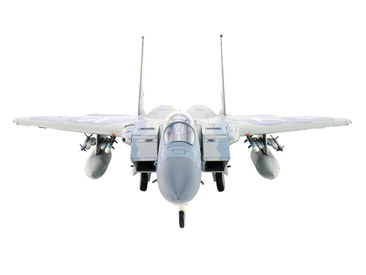 McDonnell Douglas F-15C Eagle Fighter Aircraft "86-0171 Florida ANG 75th Anniversary" (2022) United States Air Force "Air Power Series" 1/72 T&y Diecast Model by Hobby Master