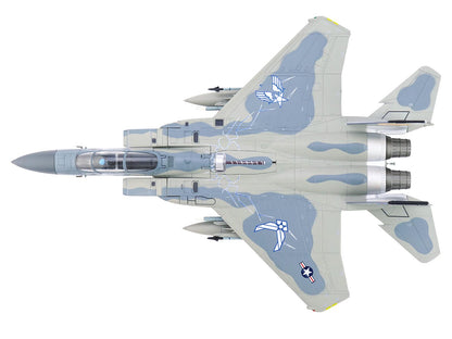 McDonnell Douglas F-15C Eagle Fighter Aircraft "86-0171 Florida ANG 75th Anniversary" (2022) United States Air Force "Air Power Series" 1/72 T&y Diecast Model by Hobby Master