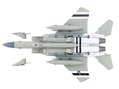 McDonnell Douglas F-15C Eagle Fighter Aircraft "86-0171 Florida ANG 75th Anniversary" (2022) United States Air Force "Air Power Series" 1/72 T&y Diecast Model by Hobby Master