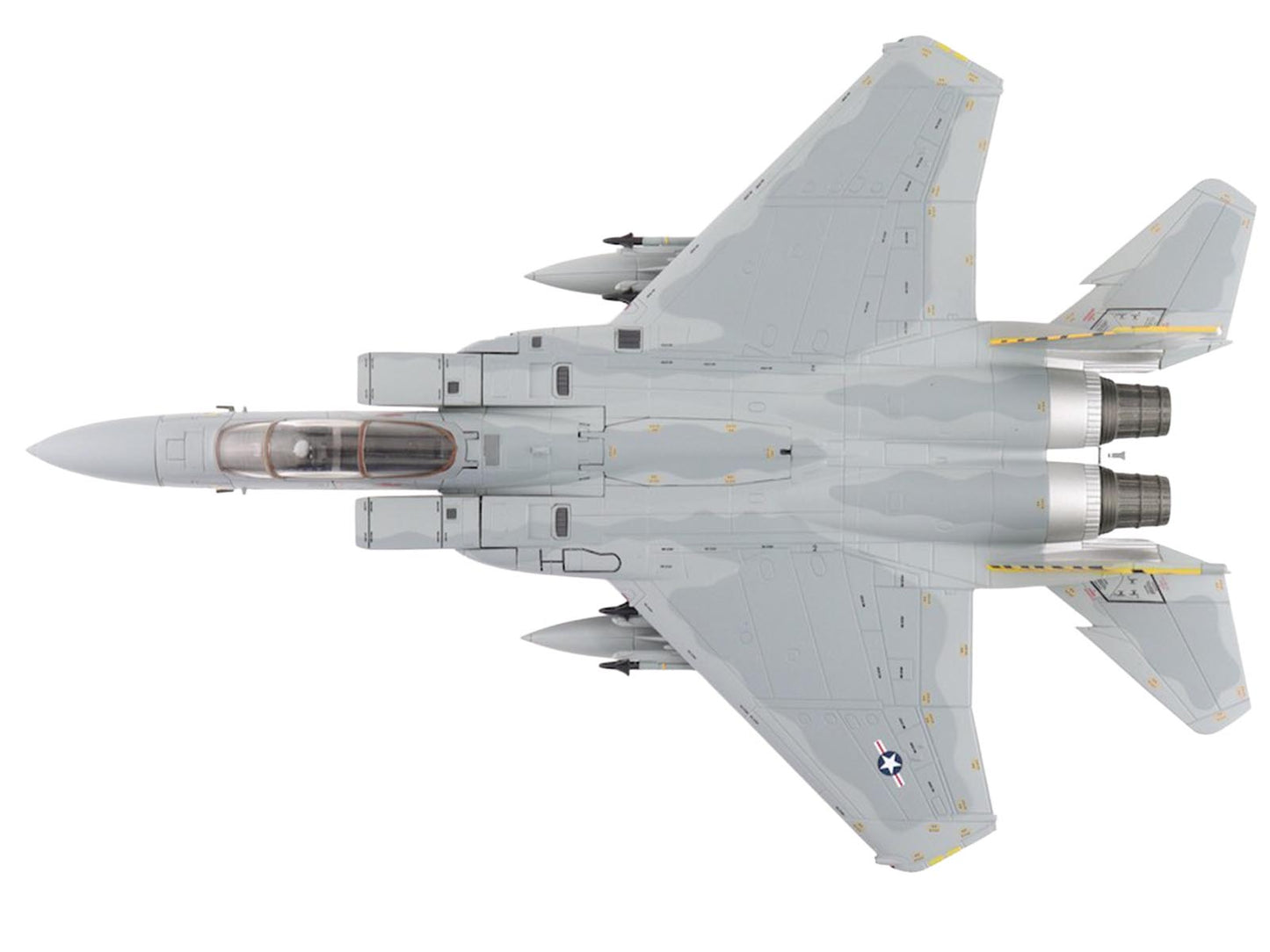 McDonnell Douglas F-15A Eagle Fighter Aircraft "NATO Tiger Meet 36th TFW 53rd TFS Bitburg AFB" (1981) United States Air Force "Air Power Series" 1/72 Diecast Model by Hobby Master