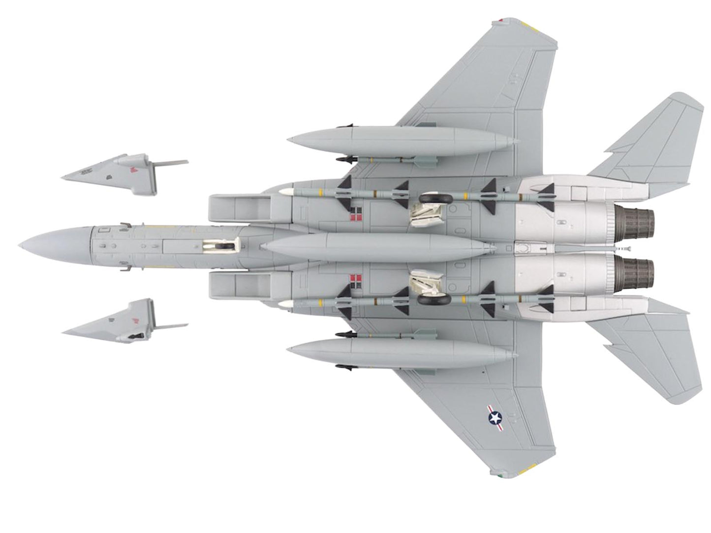 McDonnell Douglas F-15A Eagle Fighter Aircraft "NATO Tiger Meet 36th TFW 53rd TFS Bitburg AFB" (1981) United States Air Force "Air Power Series" 1/72 Diecast Model by Hobby Master