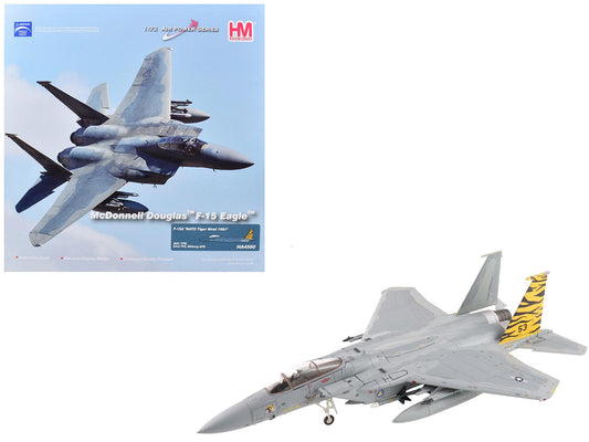 McDonnell Douglas F-15A Eagle Fighter Aircraft "NATO Tiger Meet 36th TFW 53rd TFS Bitburg AFB" (1981) United States Air Force "Air Power Series" 1/72 T&y Diecast Model by Hobby Master