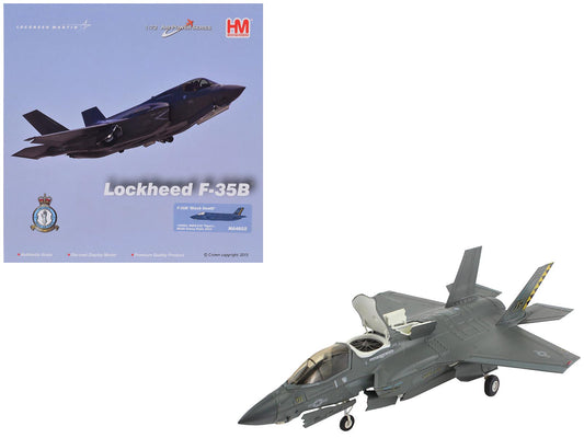 Lockheed Martin F-35B Lightning II Aircraft "Black Death VMFA-542 MCAS Cherry Point" (2023) United States Marine Corps "Air Power Series" 1/72 T&y Diecast Model by Hobby Master