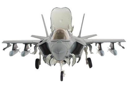 Lockheed Martin F-35B Lightning II Aircraft (Beast Mode) "Black Death VMFA-542 MCAS Cherry Point" (2023) United States Marine Corps "Air Power Series" 1/72 Diecast Model by Hobby Master