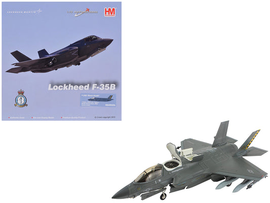 Lockheed Martin F-35B Lightning II Aircraft (Beast Mode) "Black Death VMFA-542 MCAS Cherry Point" (2023) United States Marine Corps "Air Power Series" 1/72 T&y Diecast Model by Hobby Master