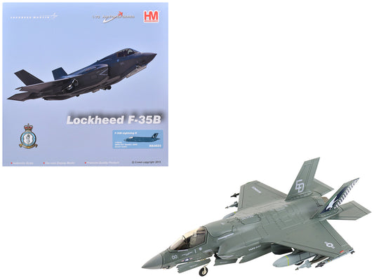 Lockheed Martin F-35B Lightning II Aircraft (Beast Mode) "170533 VMFA-533 Hawks" (2025) United States Marine Corps "Air Power Series" 1/72 T&y Diecast Model by Hobby Master