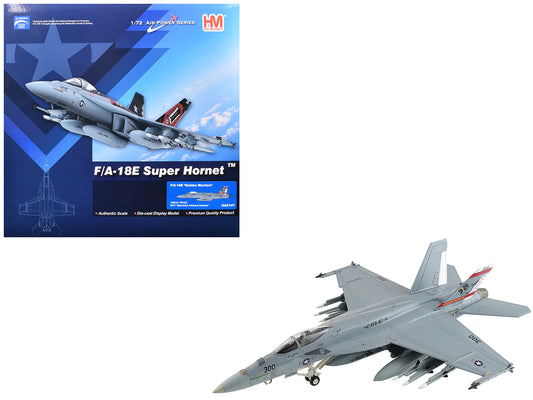 Boeing F/A-18E Super Hornet Fighter Aircraft "168910 Golden Warriors VFA-87 Operation Inherent Resolve" (2017) United States Navy "Air Power Series" 1/72 T&y Diecast Model by Hobby Master