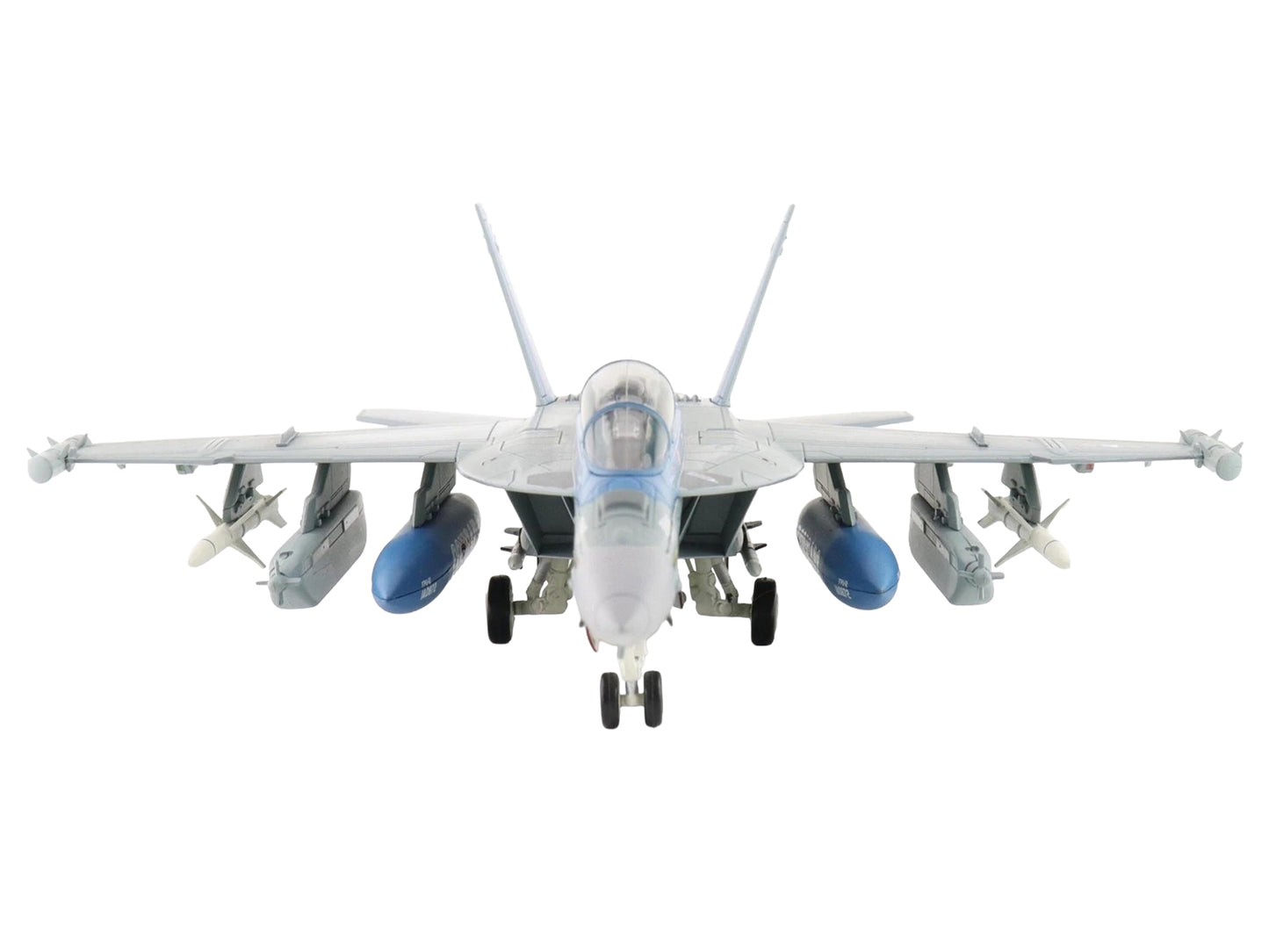 Boeing EA-18G Growler Aircraft "168256 VAQ-139 Cougars" (2025) United States Navy "Air Power Series" 1/72 Diecast Model by Hobby Master