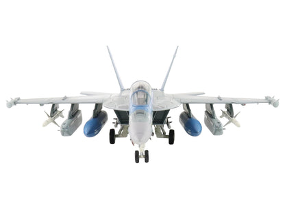 Boeing EA-18G Growler Aircraft "168256 VAQ-139 Cougars" (2025) United States Navy "Air Power Series" 1/72 Diecast Model by Hobby Master