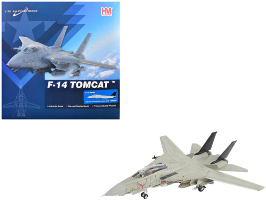 Grumman F-14A Tomcat Fighter Aircraft "Bandit Rogue Nation" United States Navy "Air Power Series" 1/72 T&y Diecast Model by Hobby Master