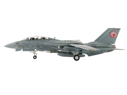 Grumman F-14A Tomcat Fighter Aircraft "VF-1 (with Optional Decals)" United States Navy "Air Power Series" 1/72 Diecast Model by Hobby Master