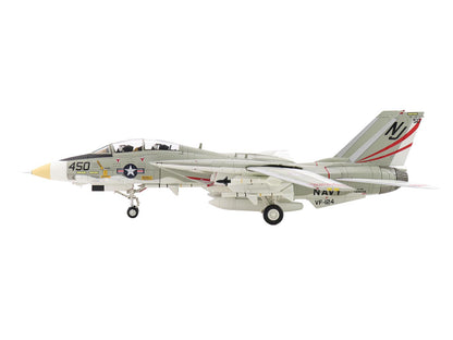 Grumman F-14A Tomcat Fighter Aircraft "VFA-124 Gunfighters" (1978) United States Navy "Air Power Series" 1/72 T&y Diecast Model by Hobby Master