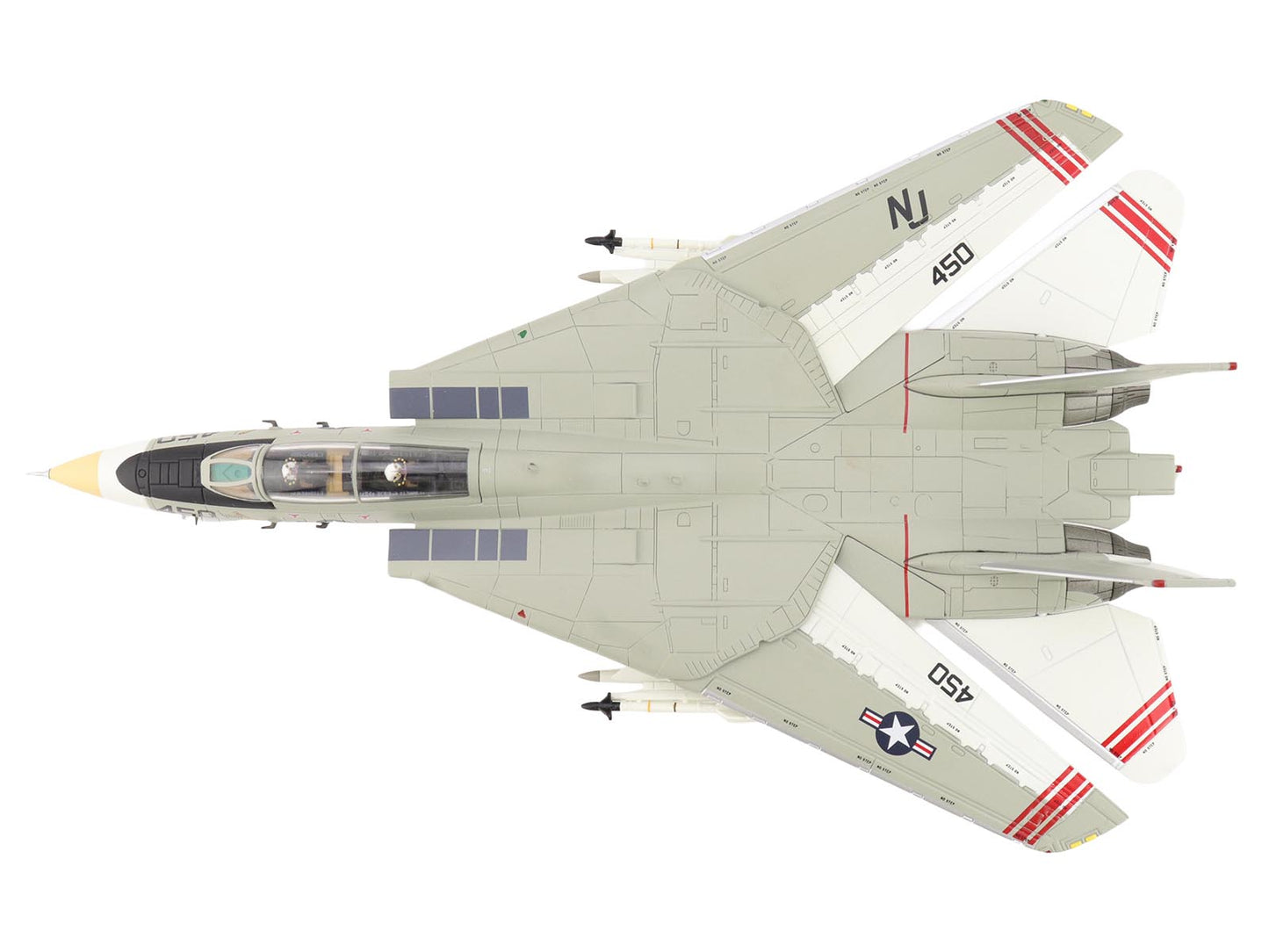 Grumman F-14A Tomcat Fighter Aircraft "VFA-124 Gunfighters" (1978) United States Navy "Air Power Series" 1/72 T&y Diecast Model by Hobby Master