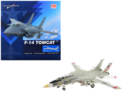 Grumman F-14A Tomcat Fighter Aircraft "VFA-124 Gunfighters" (1978) United States Navy "Air Power Series" 1/72 T&y Diecast Model by Hobby Master