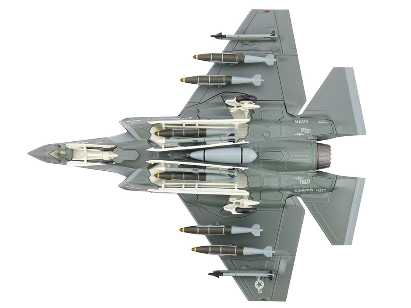 Lockheed F-35C Lightning II Aircraft "169034 VFA-125 Rough Raiders" (2022) United States Navy "Air Power Series" 1/72 T&y Diecast Model by Hobby Master