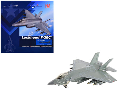 Lockheed F-35C Lightning II Aircraft "169034 VFA-125 Rough Raiders" (2022) United States Navy "Air Power Series" 1/72 T&y Diecast Model by Hobby Master
