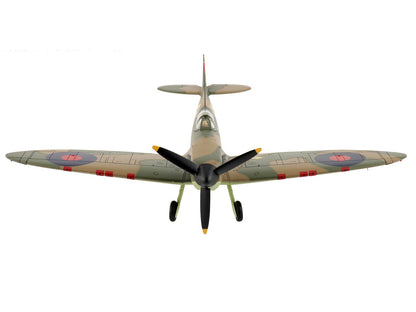 Supermarine Spitfire Mk.1a Fighter Aircraft "X4009 Flight Lieutenant P.C. Hughes" (1940) British Royal Air Force "Air Power Series" 1/48 Diecast Model by Hobby Master