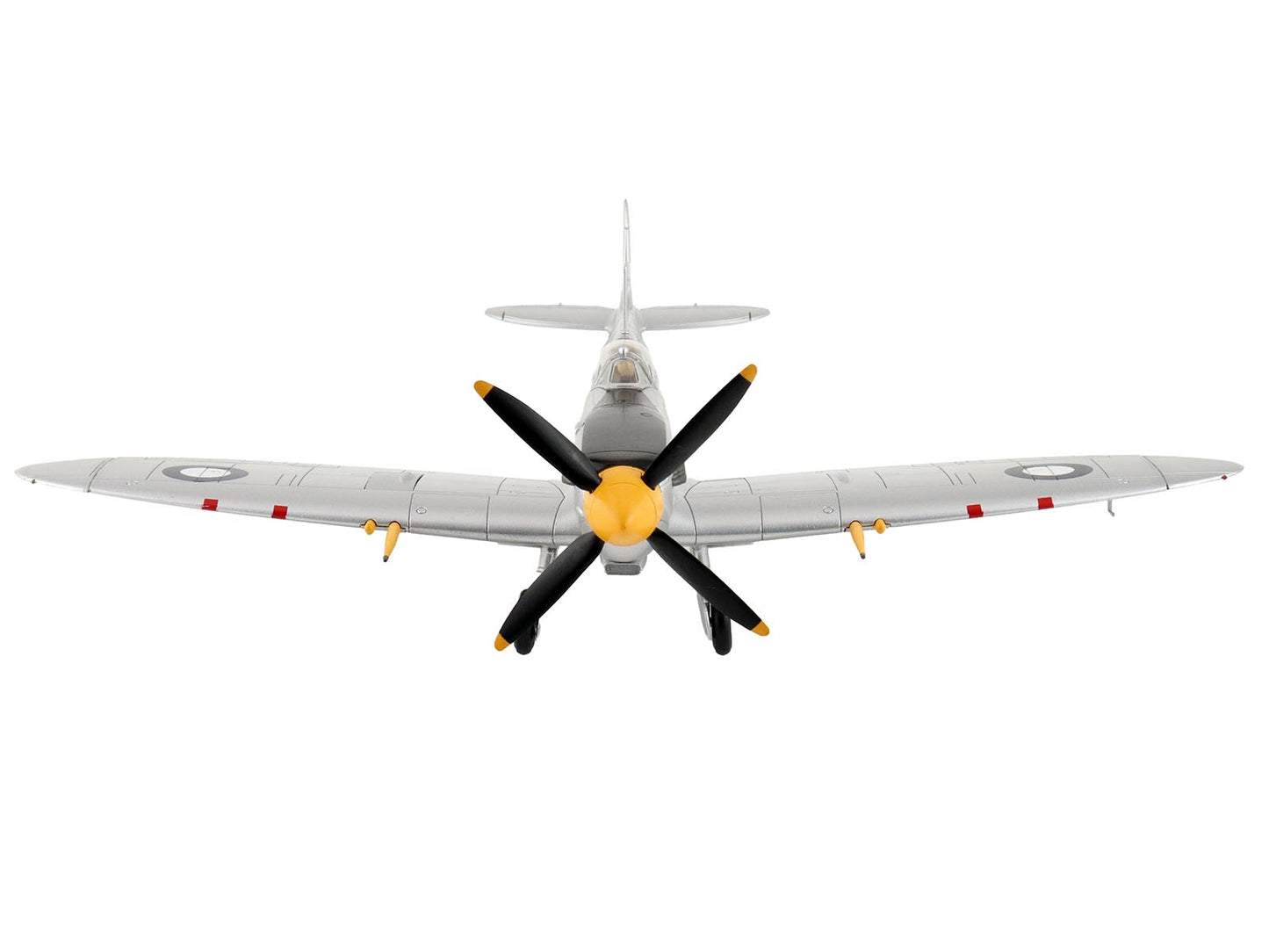 Supermarine Spitfire Mk VIII Fighter Aircraft "A53-379 Flight Lieutenant David Glaser No. 549 Squadron Strauss Airstrip" (1944) Royal Australian Air Force "Air Power Series" 1/48 Diecast Model by Hobby Master