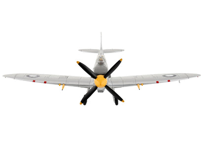 Supermarine Spitfire Mk VIII Fighter Aircraft "A53-379 Flight Lieutenant David Glaser No. 549 Squadron Strauss Airstrip" (1944) Royal Australian Air Force "Air Power Series" 1/48 Diecast Model by Hobby Master