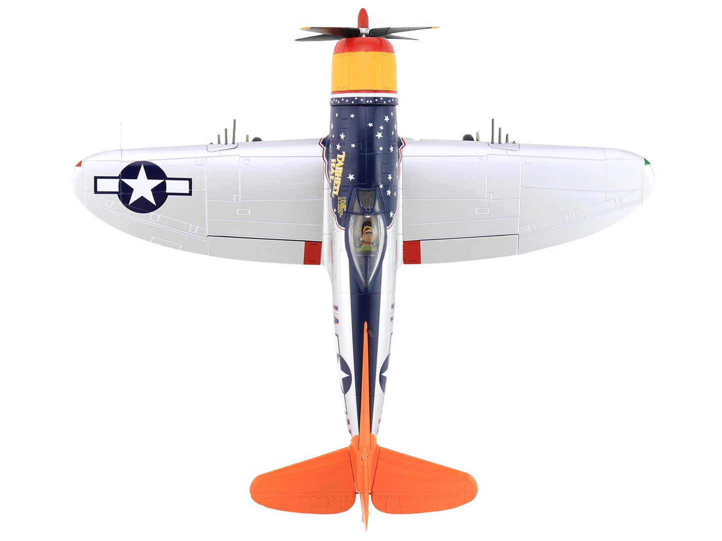 Republic P-47D Thunderbolt Aircraft "Tarheel Hal Lt. 'Ike' David 66 FS 358 FG" (1945) United States Army Air Forces "Air Power Series" 1/48 T&y Diecast Model by Hobby Master