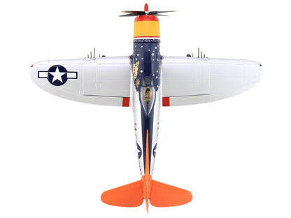 Republic P-47D Thunderbolt Aircraft "Tarheel Hal Lt. 'Ike' David 66 FS 358 FG" (1945) United States Army Air Forces "Air Power Series" 1/48 T&y Diecast Model by Hobby Master