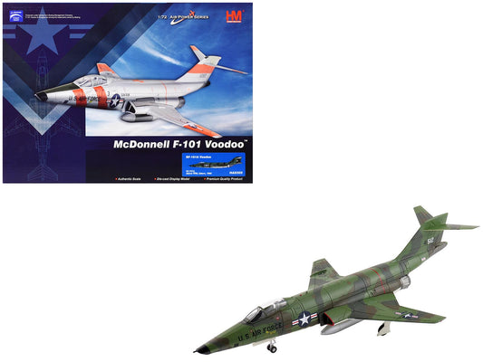 McDonnell RF-101A Voodoo Fighter Aircraft "54-1512 363rd Tactical Reconnaissance Wing Udorn Royal Thai Air Force Base" (1965) United States Air Force "Air Power Series" 1/72 T&y Diecast Model by Hobby Master
