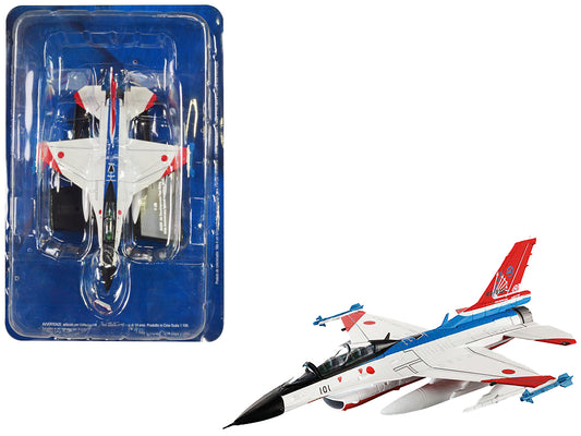 Mitsubishi F-2B Fighter Aircraft "Air Development and Test Wing 60th Anniversary" (2015) Japan Air Self-Defense Force 1/100 T&y Diecast Model by Hachette Collections
