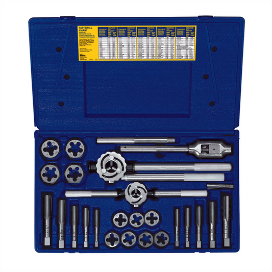 Hanson 25 PC. METRIC TAP & HEX DIE SET