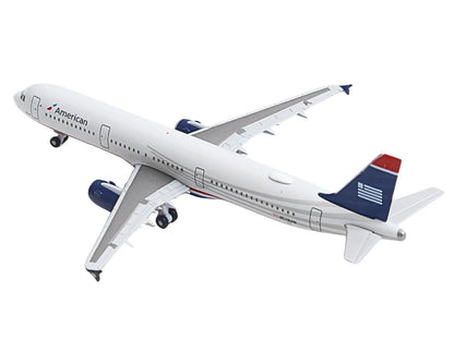Airbus A321 Commercial Aircraft American Airlines Gray Blue Tail 1/500 Diecast