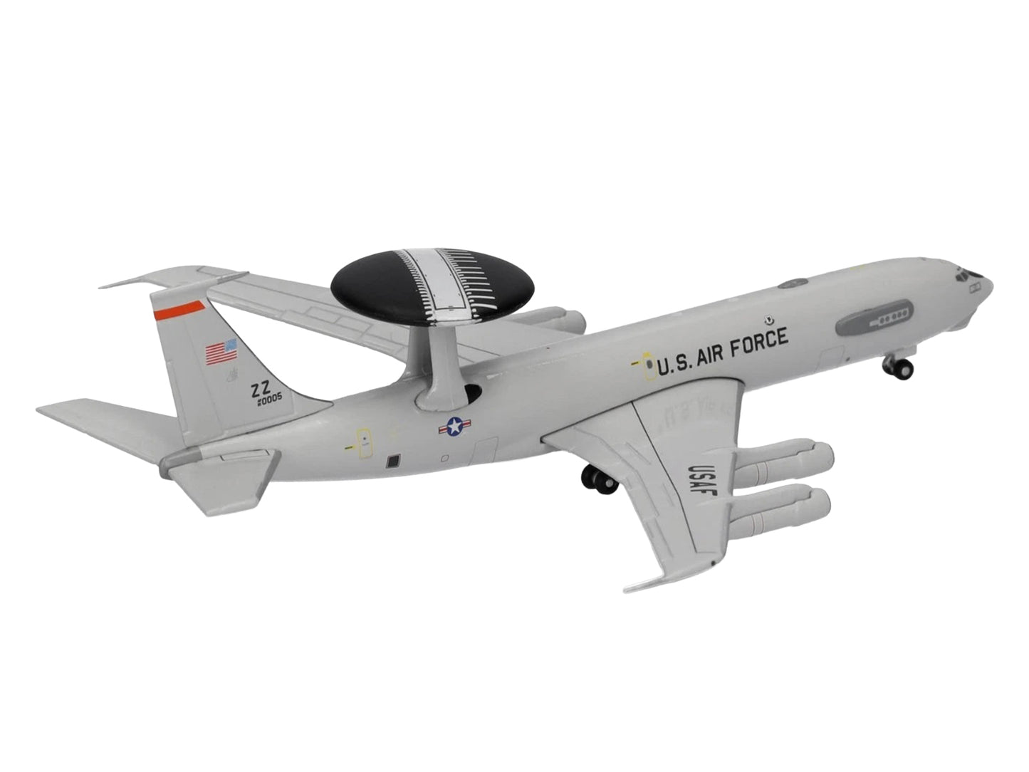 Boeing E-3 Sentry Aircraft "961st Airborne Air Control Squadron Kadena Air Base" (81-0005) United States Air Force 1/500 Diecast Model Airplane by Herpa